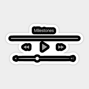 Playing Milestone Sticker